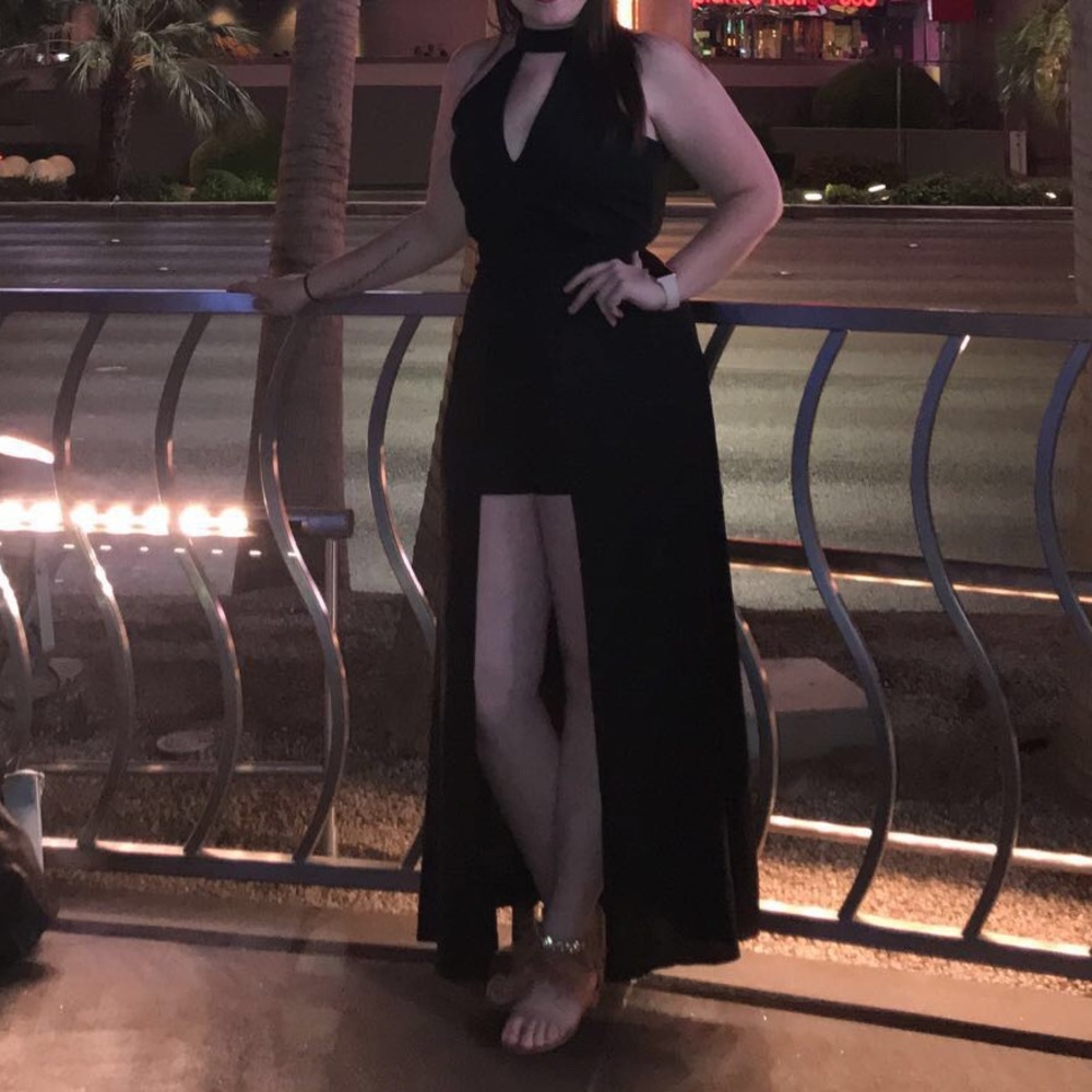 Gianni Bini Romper with long overlay